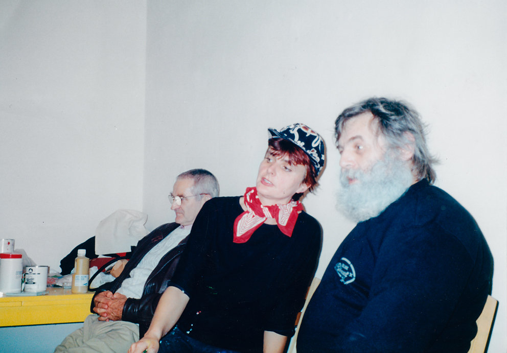 „Begegnungen“, Gemeinschaftsarbeit mit Strawalde,  Galerie ozwei, Berlin, 1993